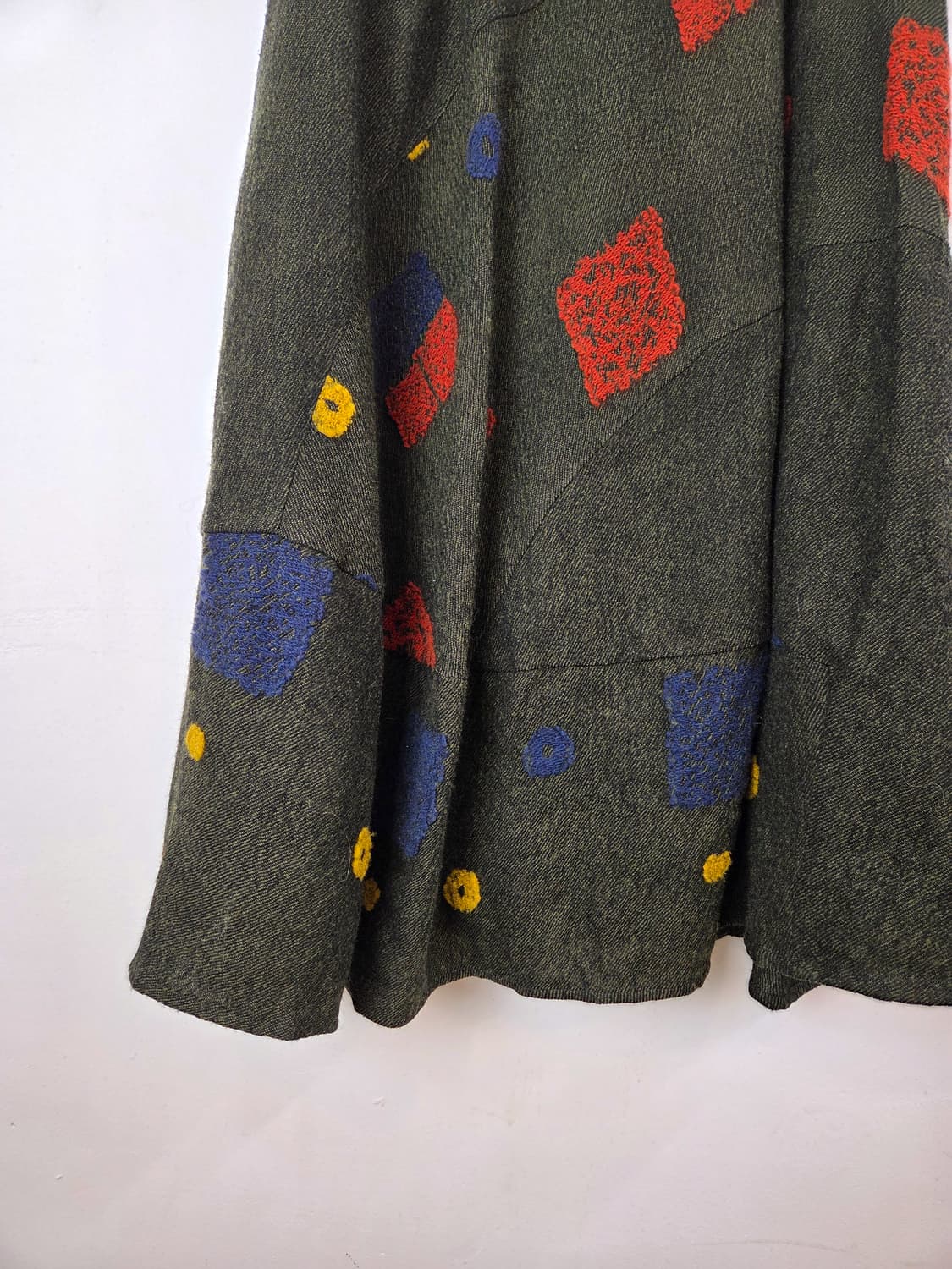 Takashimaya 패턴 울니트 롱스커트 상품이미지3