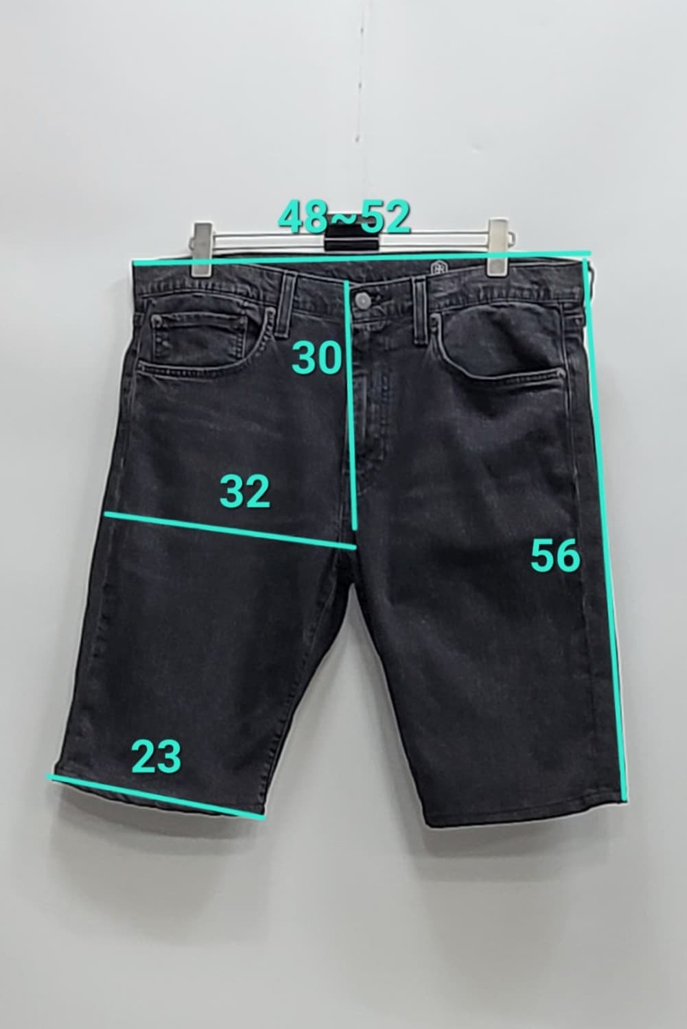 LEVI'S 21SS 리바이스 502 데님 버뮤다 반바지 / 남 36  상품이미지10
