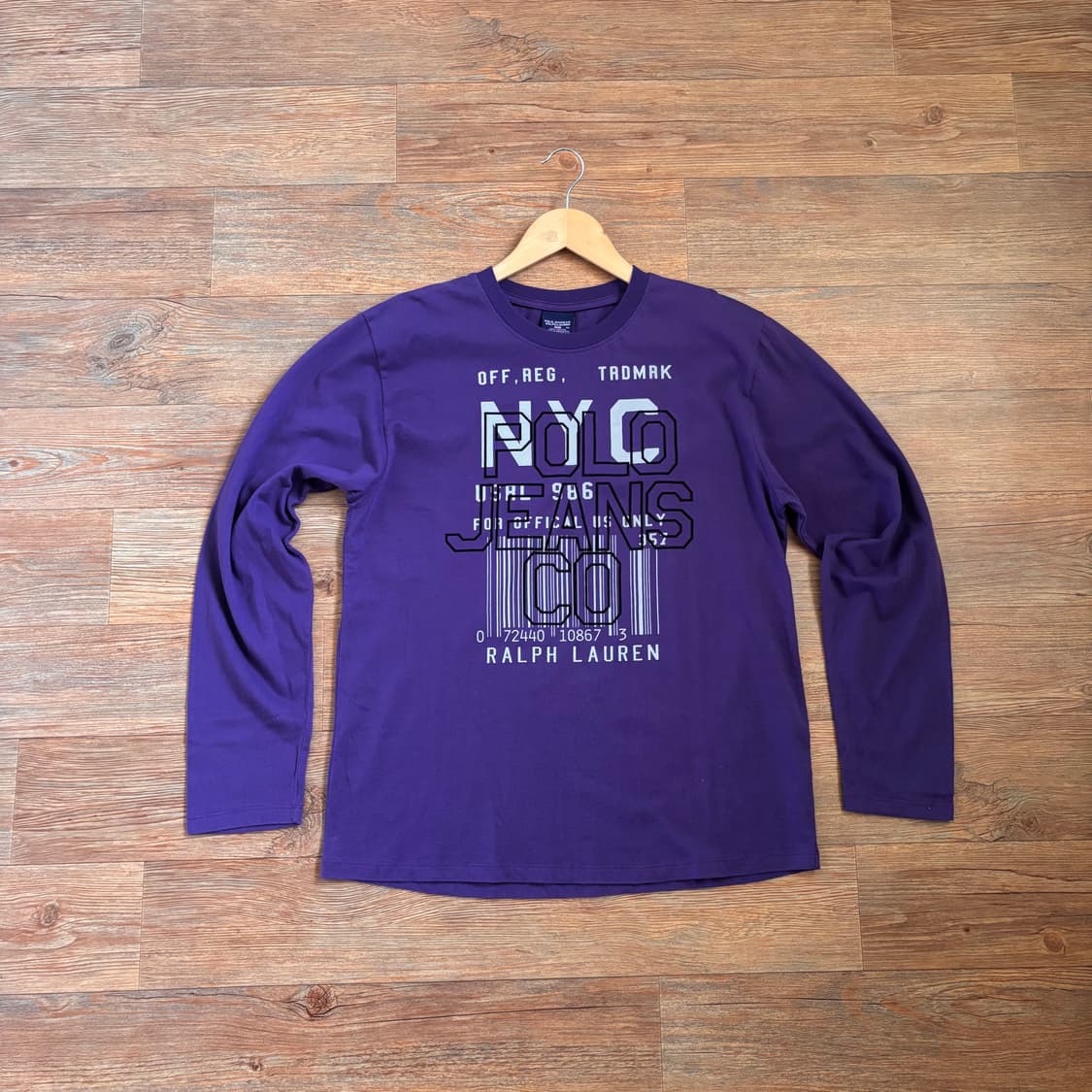 NYC 폴로진 티셔츠 랄프로렌 바코드 95 100 상품이미지1