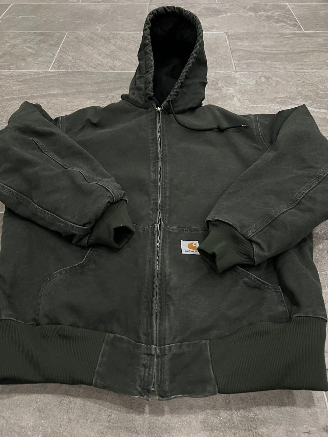 (L)칼하트 덕 액티브 우먼스 후드자켓 WJ130 MOS 모스그린 상품이미지6