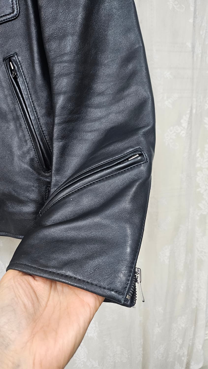 커스텀멜로우 양가죽 라이더자켓  상품이미지5