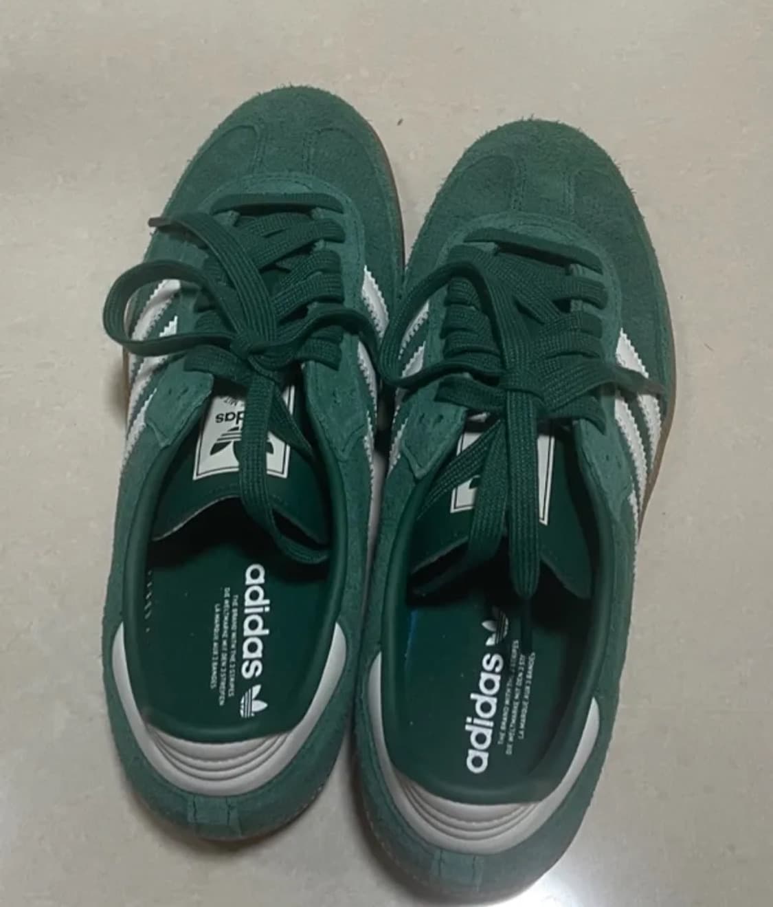 [새 상품] 아디다스 삼바 OG 그린 화이트 상품이미지1