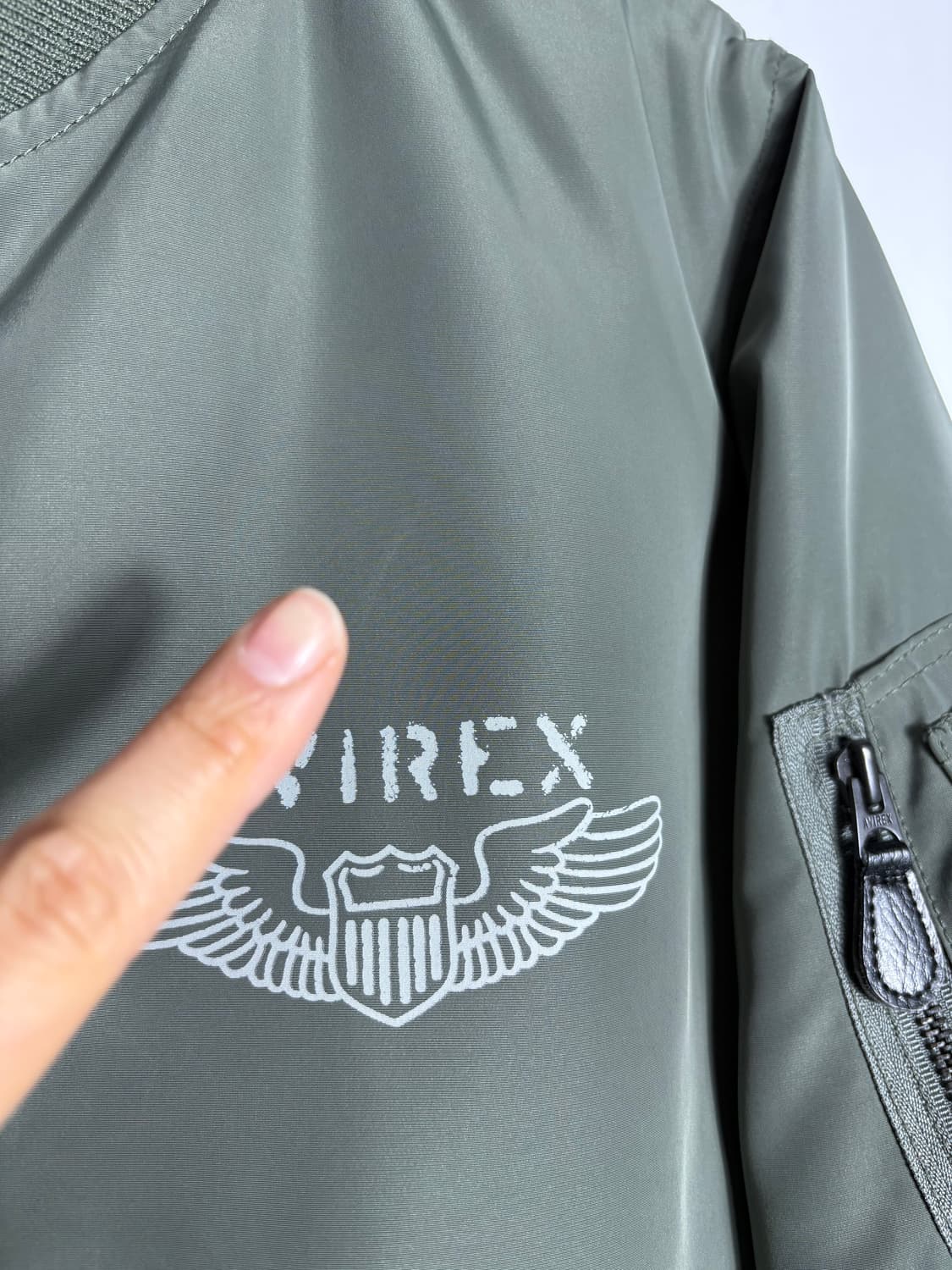 Avirex 아비렉스 ma-1 항공점퍼 카키 상품이미지6