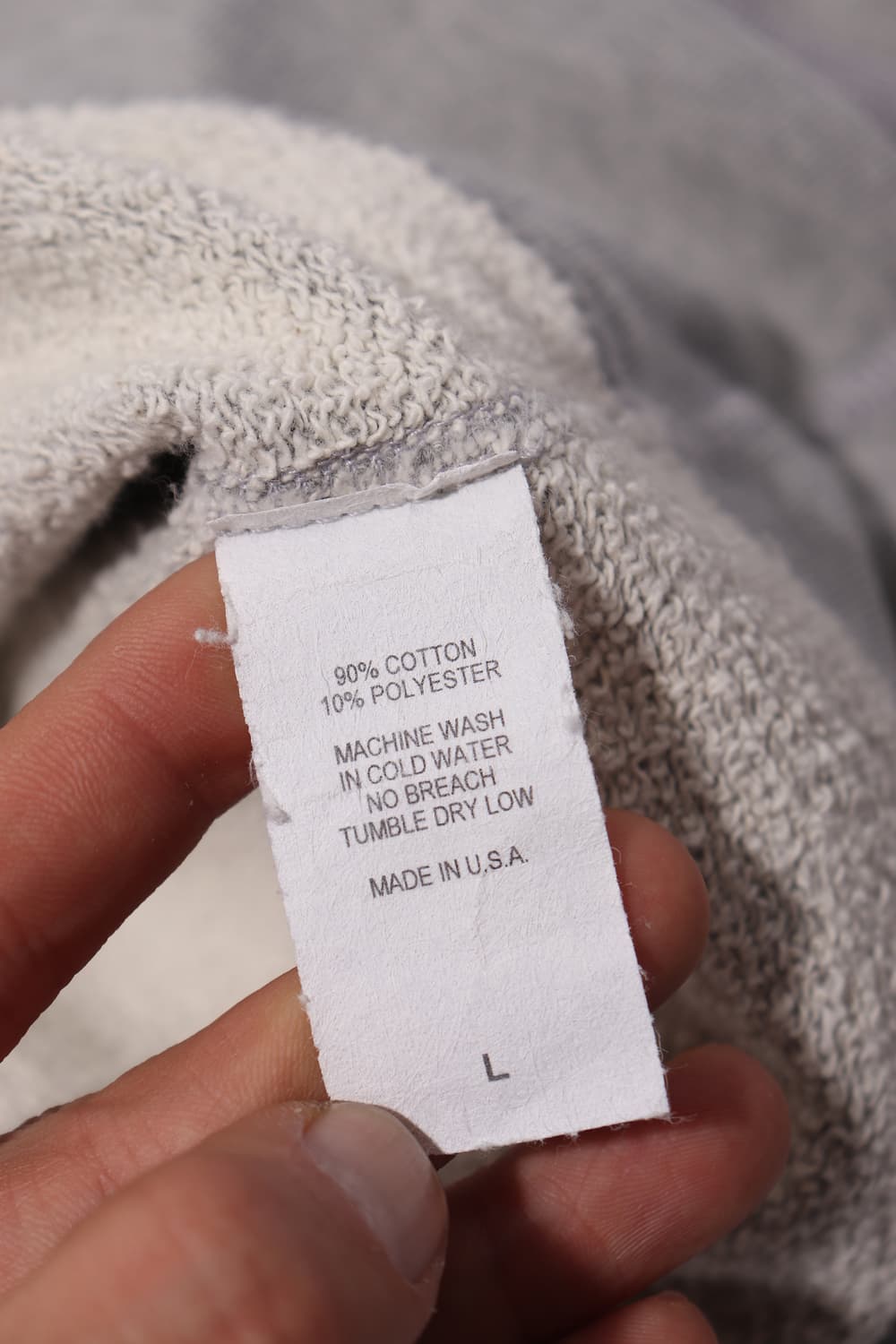 Velva Sheen 90s USA MADE 멜린지 스웻셔츠 size L 상품이미지5