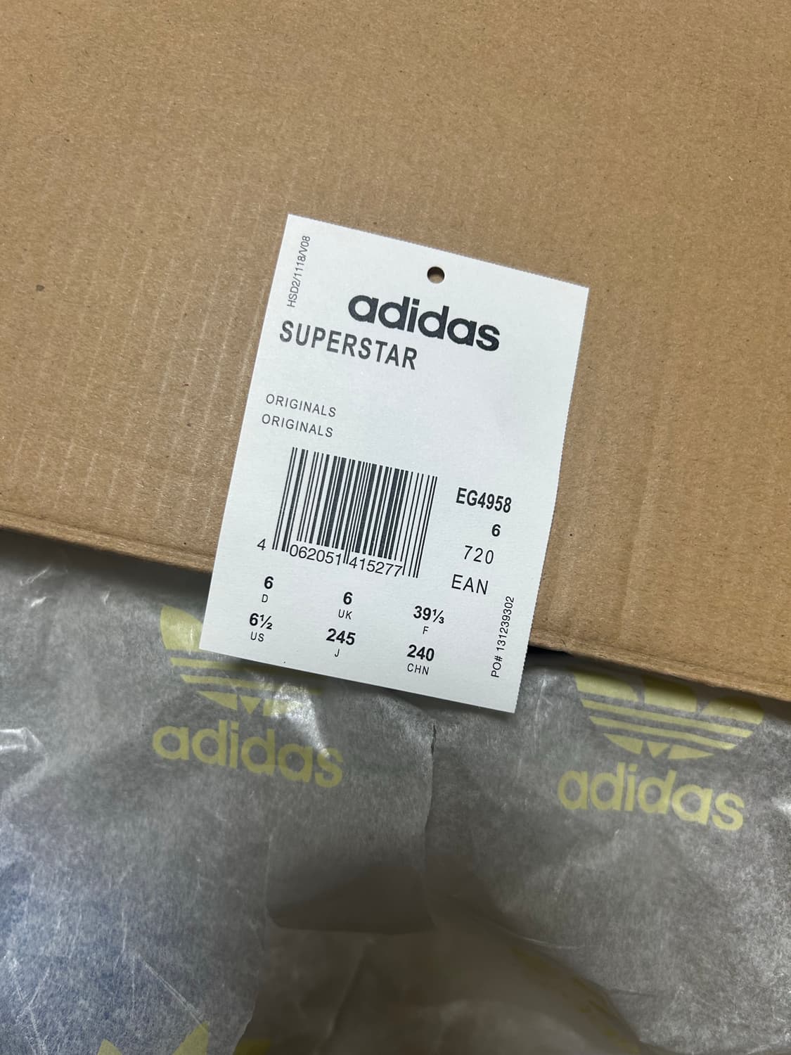 아디다스 슈퍼스타 흰검 245 새상품 상품이미지4