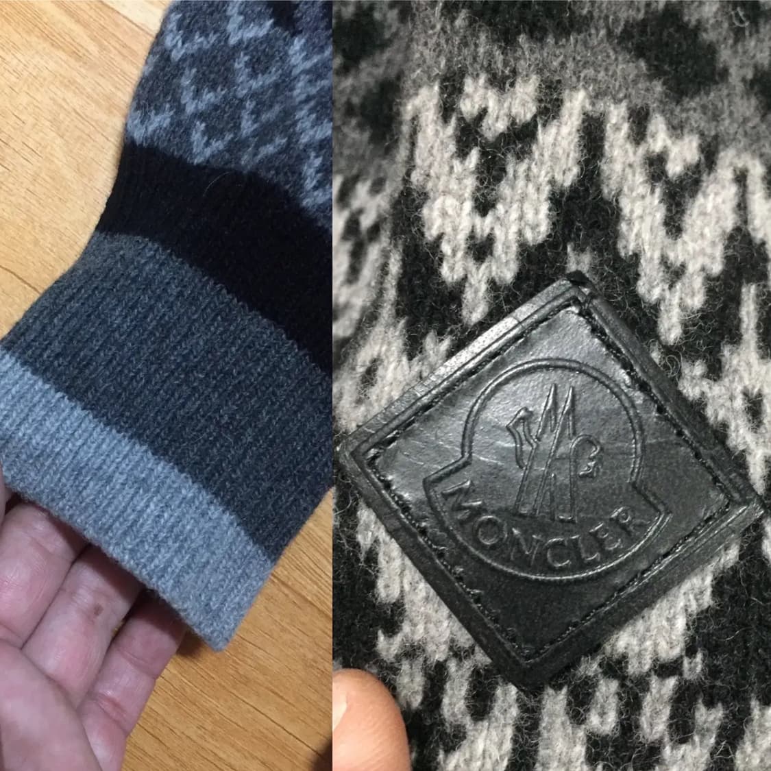 몽클레르 X 화이트 마운티니어링 풀-버튼 후디 니트웨어(M 사이즈) 상품이미지3