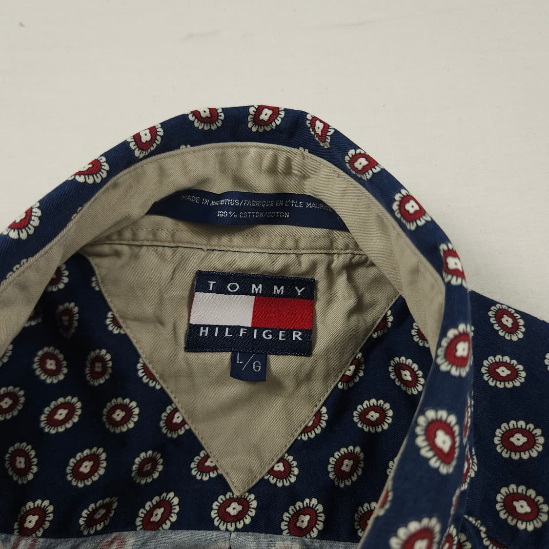 XL(105) 타미 힐피거 패턴 코튼셔츠 상품이미지6