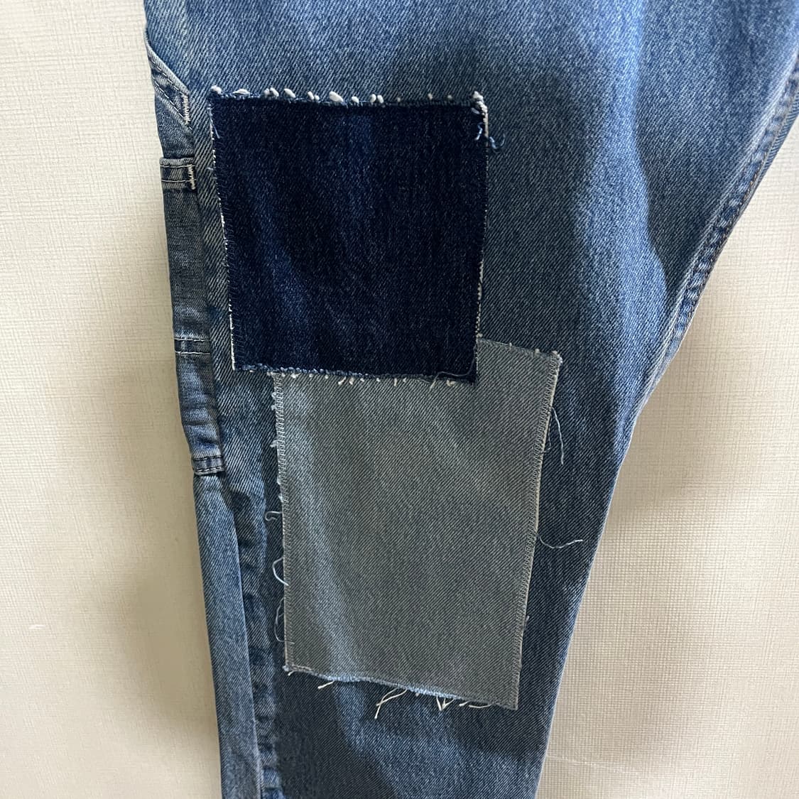 (32/30) 리바이스 알터드 502 패치워크 데님 청바지 상품이미지3