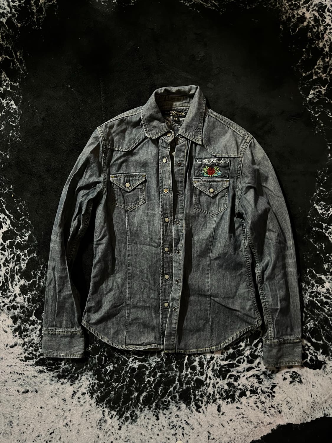 에드하디깔 펑크 데님청자켓 상품이미지1