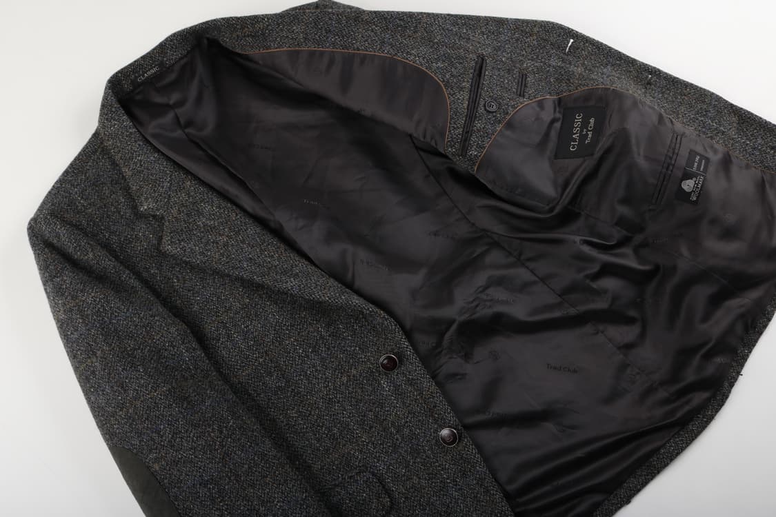 [L] 빈티지 해리스트위드 엘보우 패치 울자켓 상품이미지4