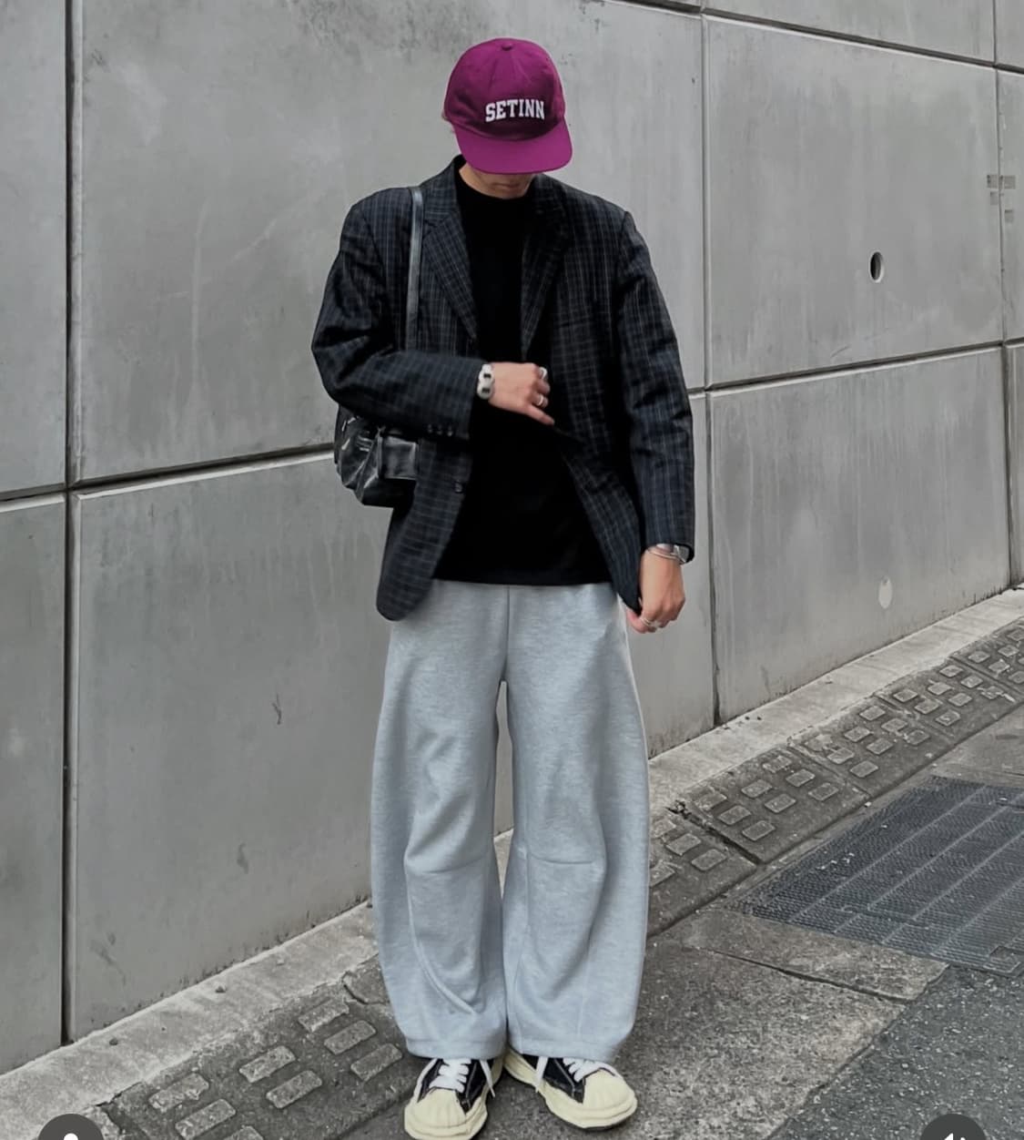 Setinn 세틴 볼캡 모자 네이비컬러 판매 상품이미지4