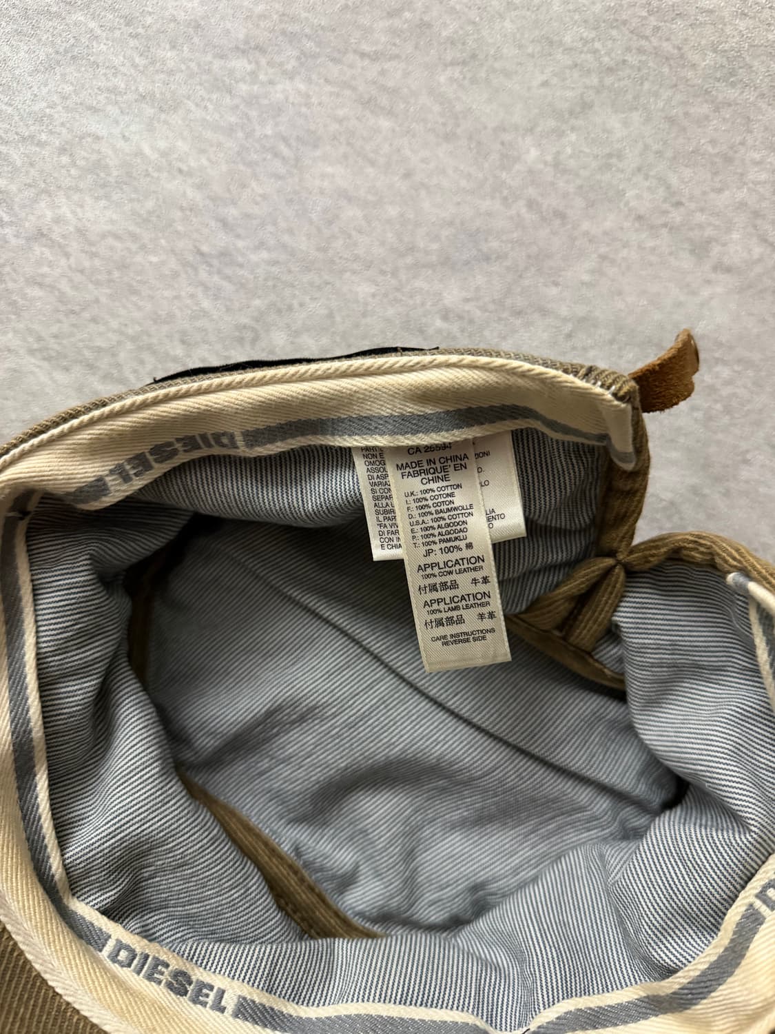 디젤 워싱 밀리터리 헌팅캡 상품이미지7