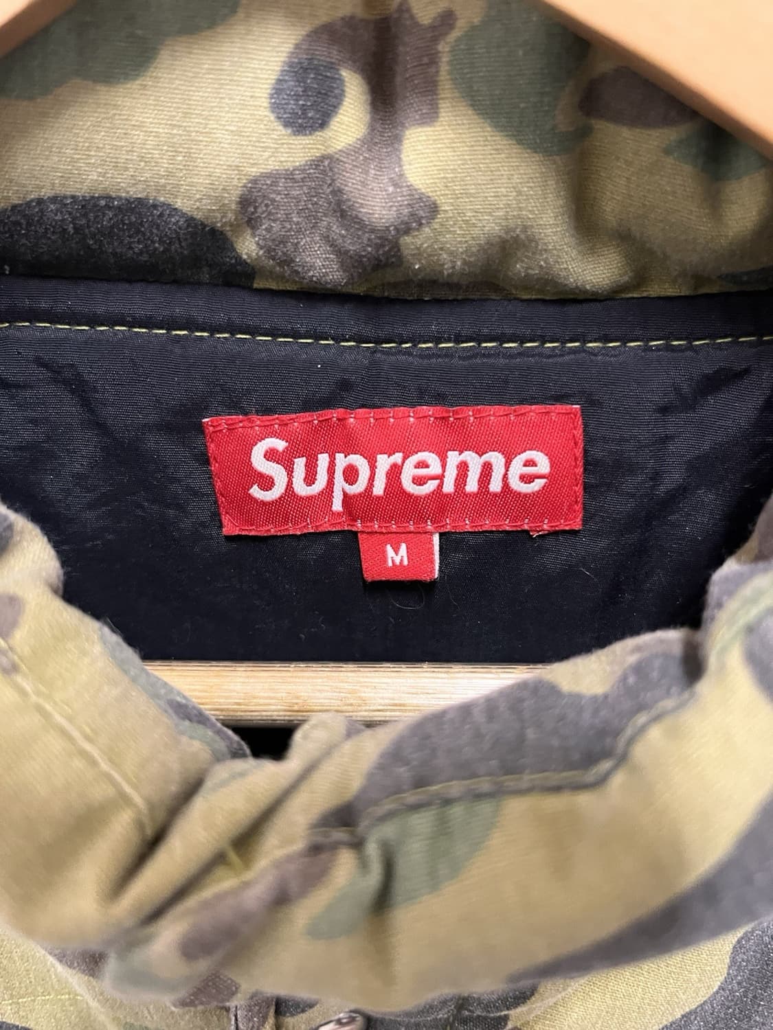 슈프림 이글 패치 퀼팅 카모 자켓 상품이미지7