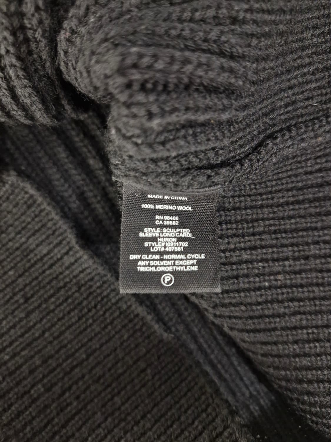 Theory 띠어리 메리노울 골지 크롭 가디건 상품이미지6