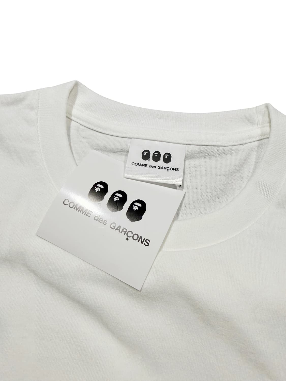 Bape X Comme des garcons 베이프 X 꼼데가르송 반팔 상품이미지3