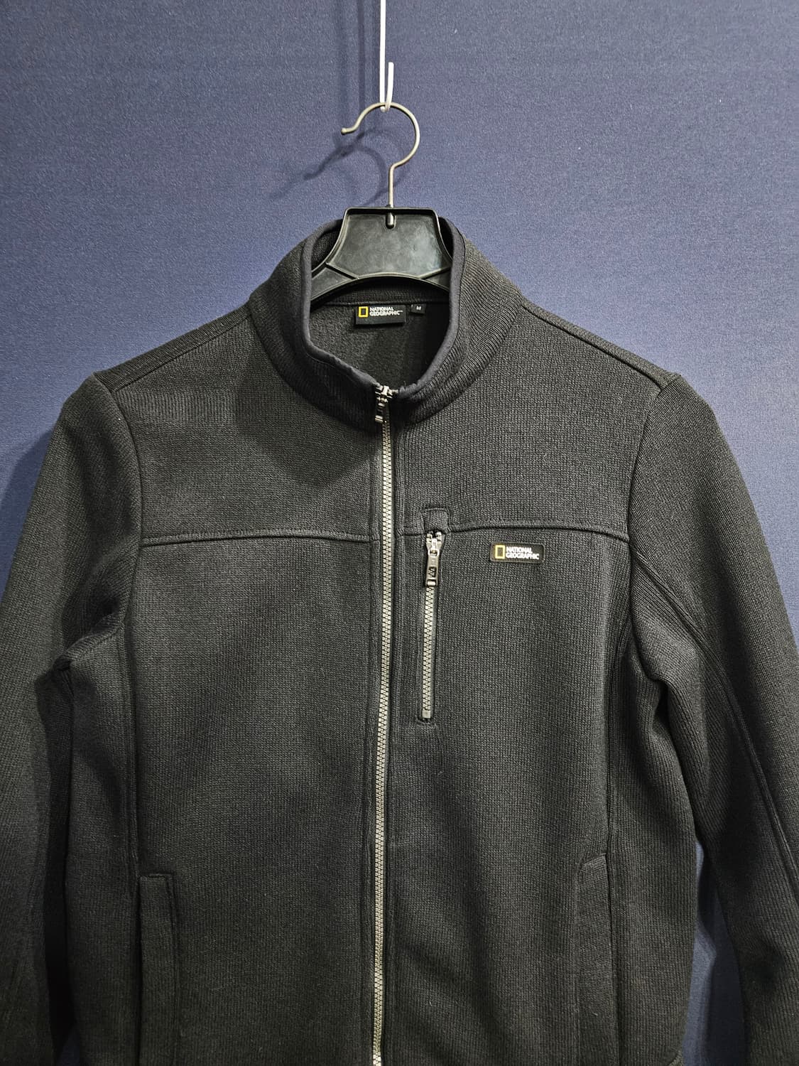 내셔널지오그래픽 다크그레이 남성 슬림핏 95 기모 집업자켓  상품이미지7