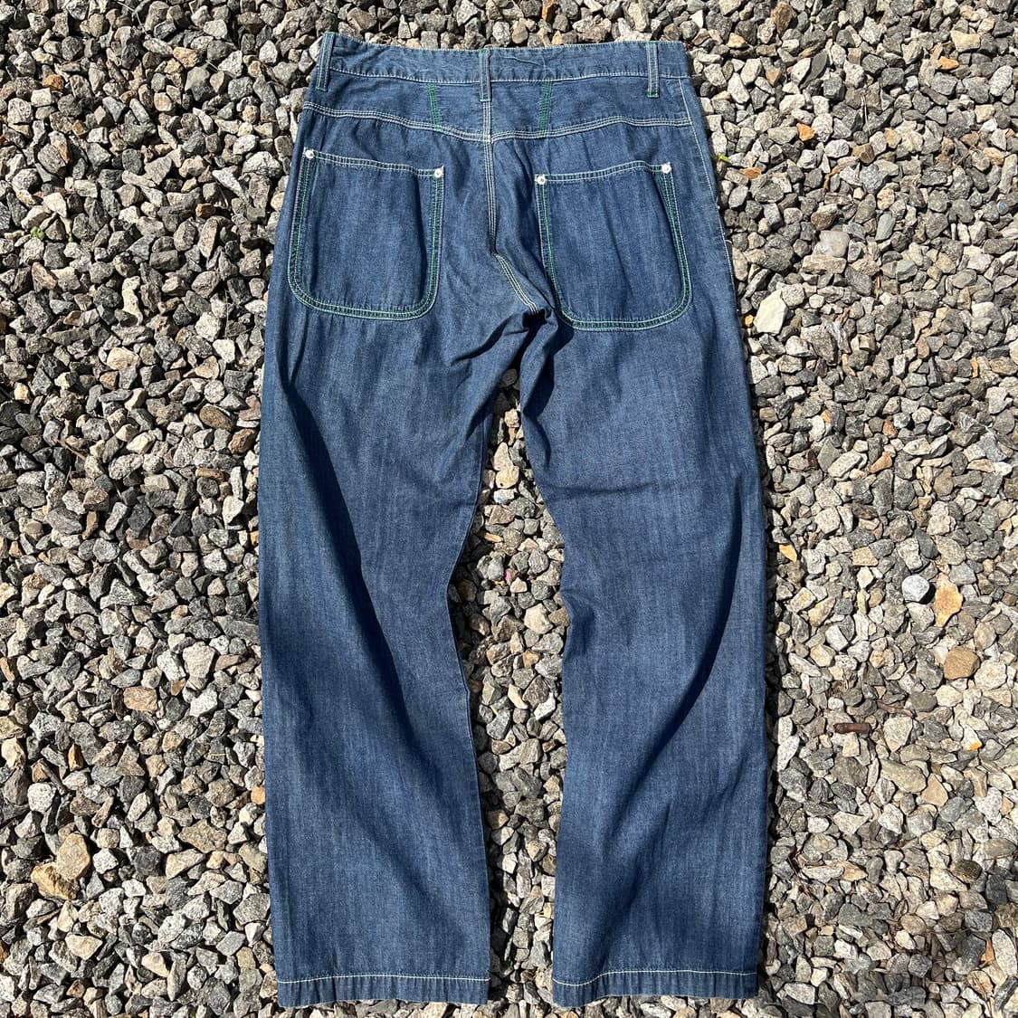 OUTDOOR 샴브레이 팬츠 (실측확인) 상품이미지8