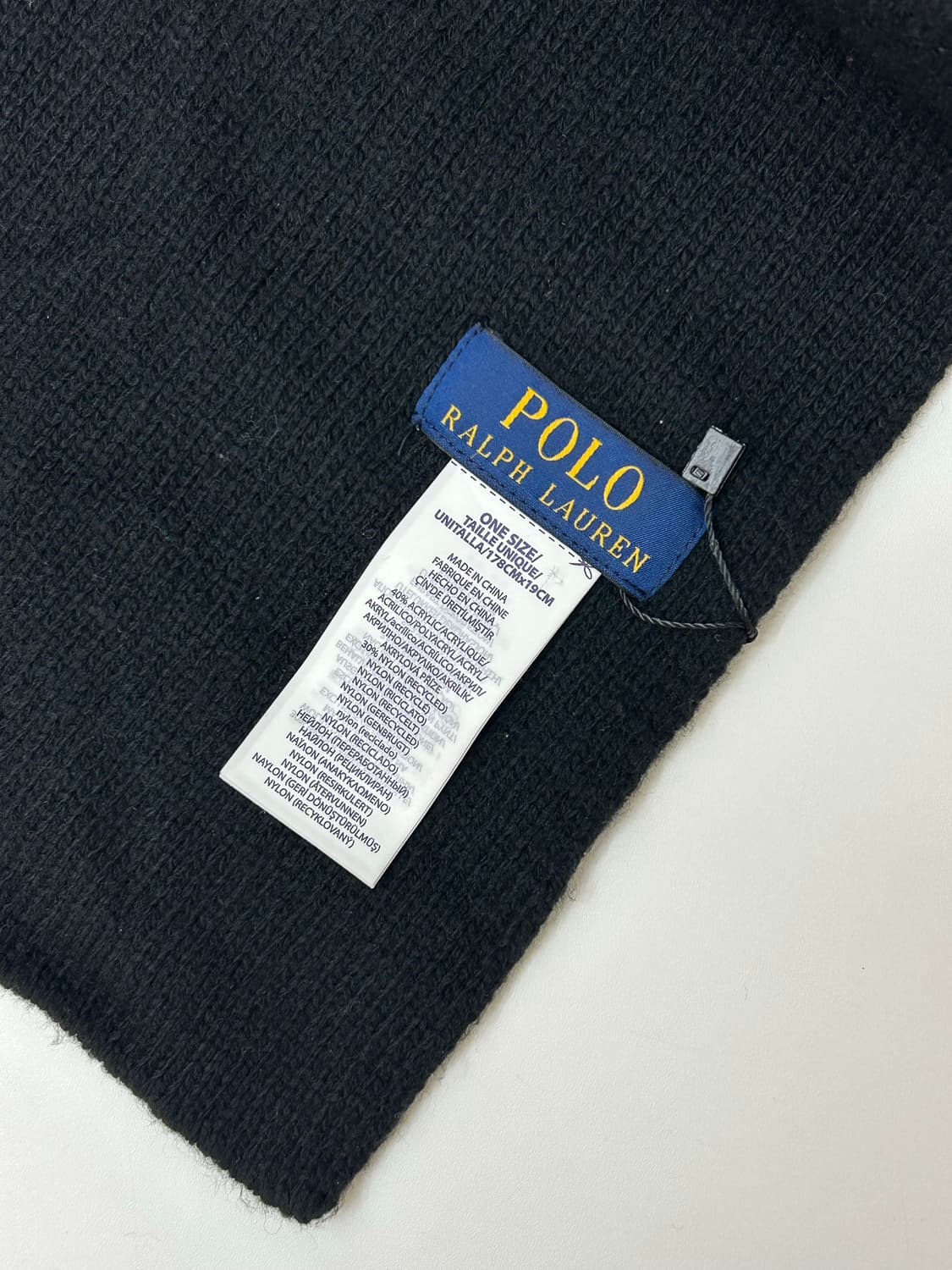 Polo 폴로 랄프로렌 프렌치 불독 자수 머플러 상품이미지4