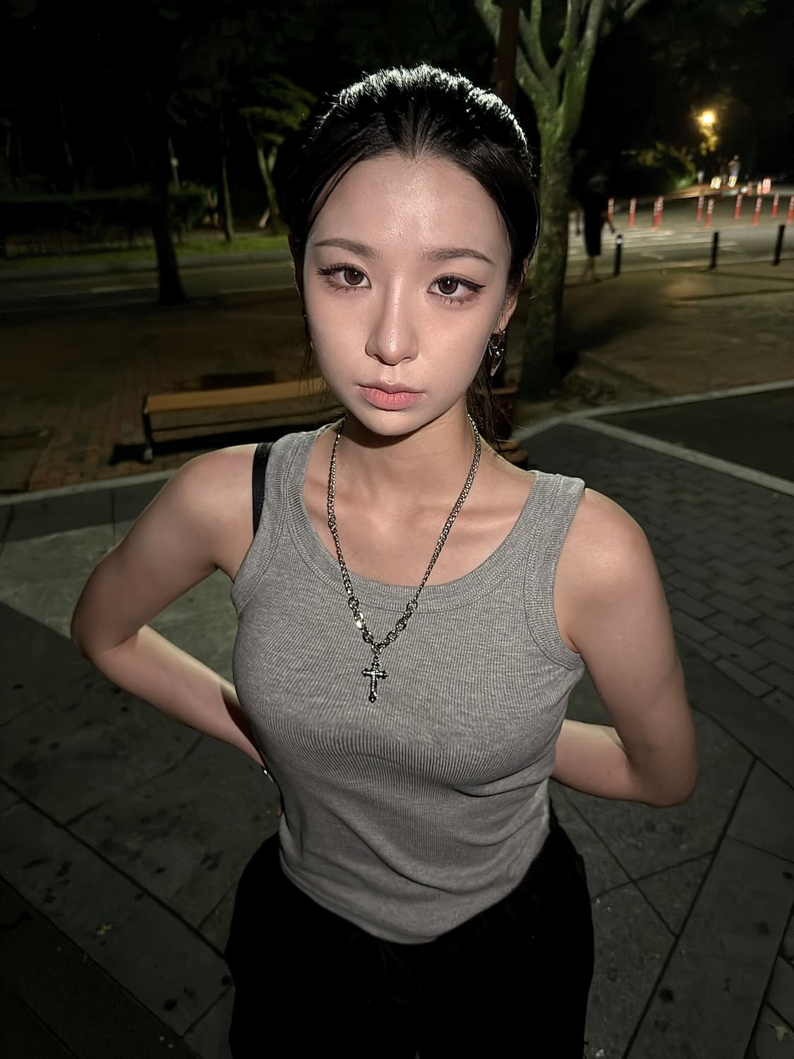 Steel the cross necklace 상품이미지7