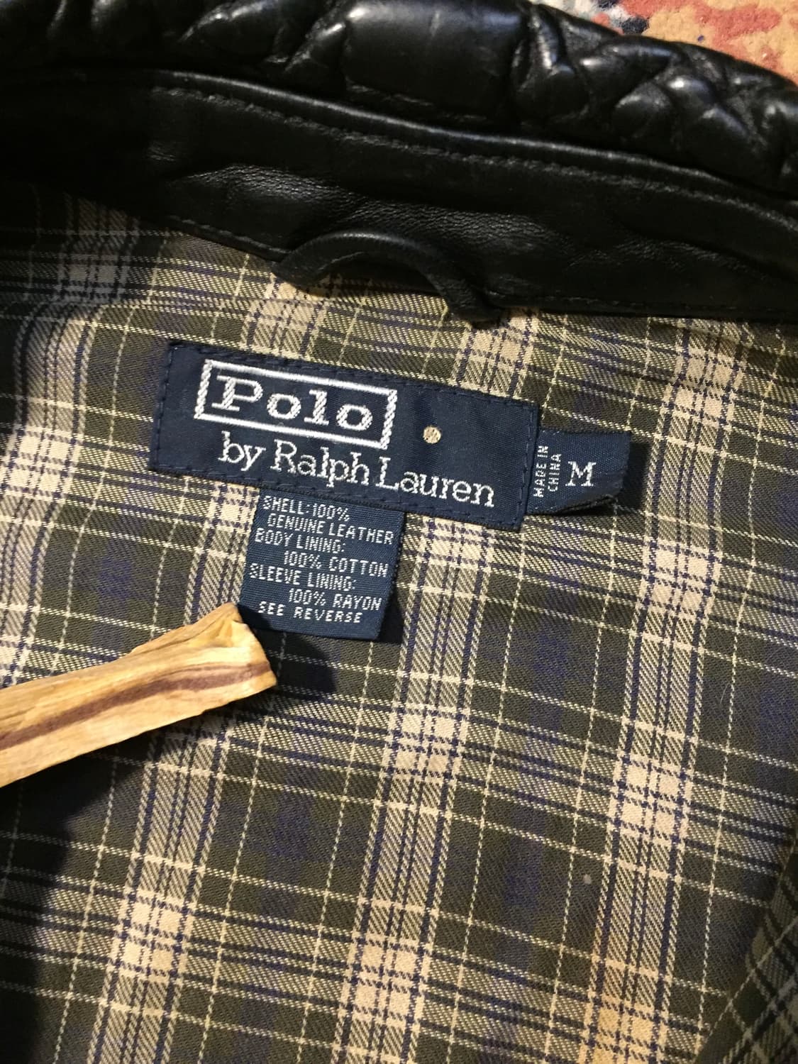 90‘s 폴로 맥스웰 레더자켓 상품이미지8