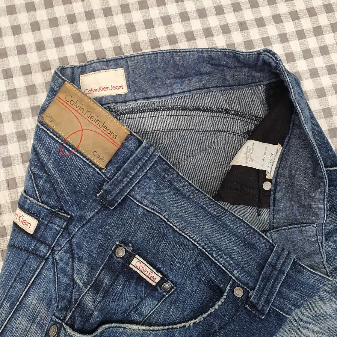 캘빈클라인 와이드 데님 청바지 남자30 상품이미지2