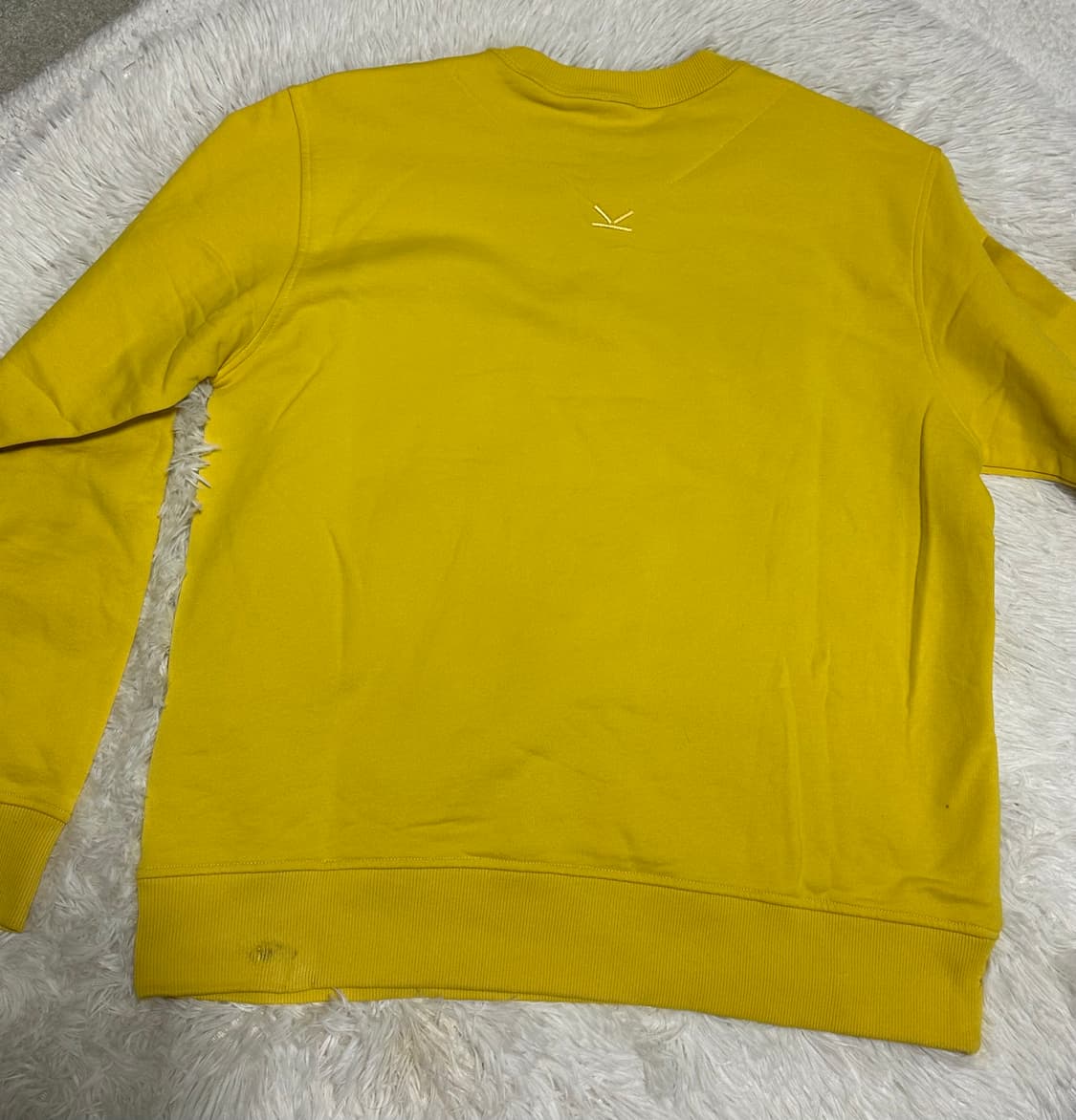 겐조 로고 맨투맨 옐로우 XL 상품이미지5