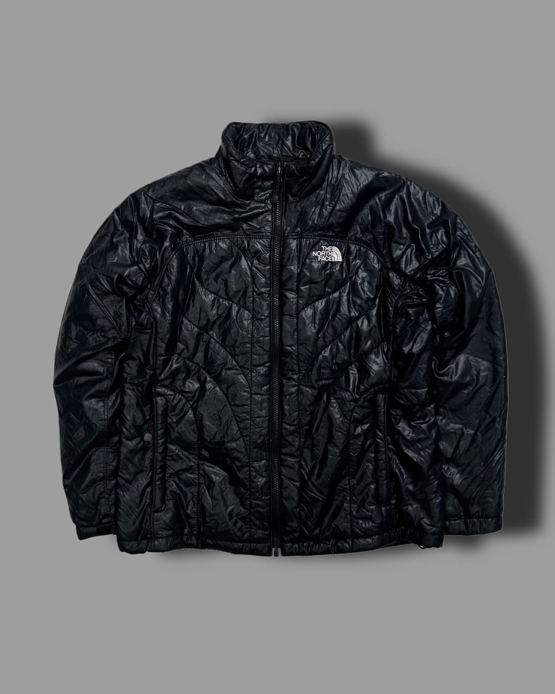 노스페이스 블랙 유광 경량패딩 자켓 90 상품이미지4