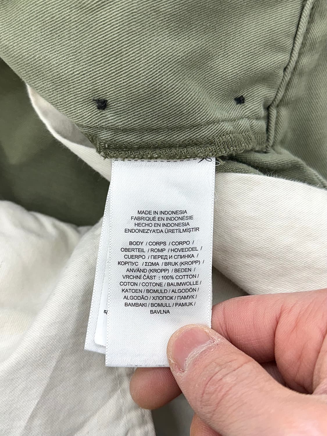 폴로 랄프로렌 정글 그린 카고 구르카 코튼 팬츠 상품이미지9