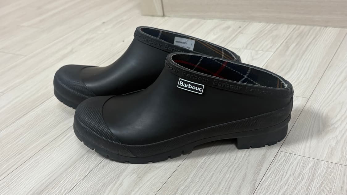 [바버 남성 장화260]클로그 블랙 상품이미지1