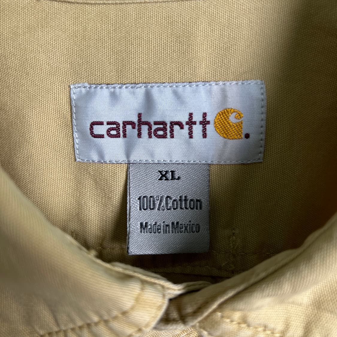 carhartt 칼하트 베이지 포켓 워크 셔츠 XL 상품이미지4