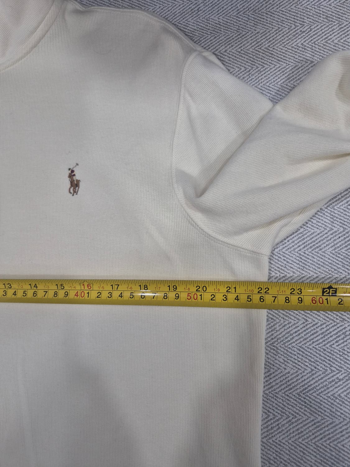 Polo 폴로랄프로렌 코튼 아이보리 하프집업 남성 95사이즈 상품이미지8