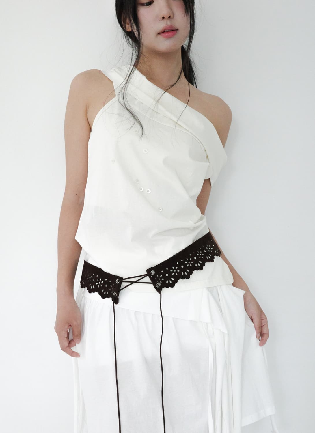 인앤양인하모니 Knot top, vanilla 상품이미지2