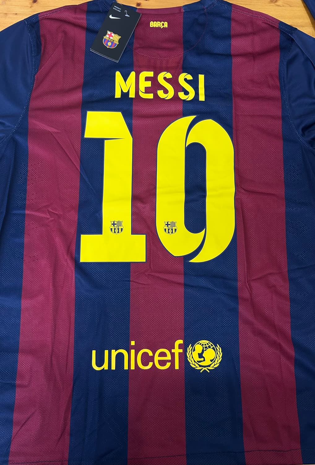 레트로 바르셀로나 메시 유니폼 긴팔 상품이미지3
