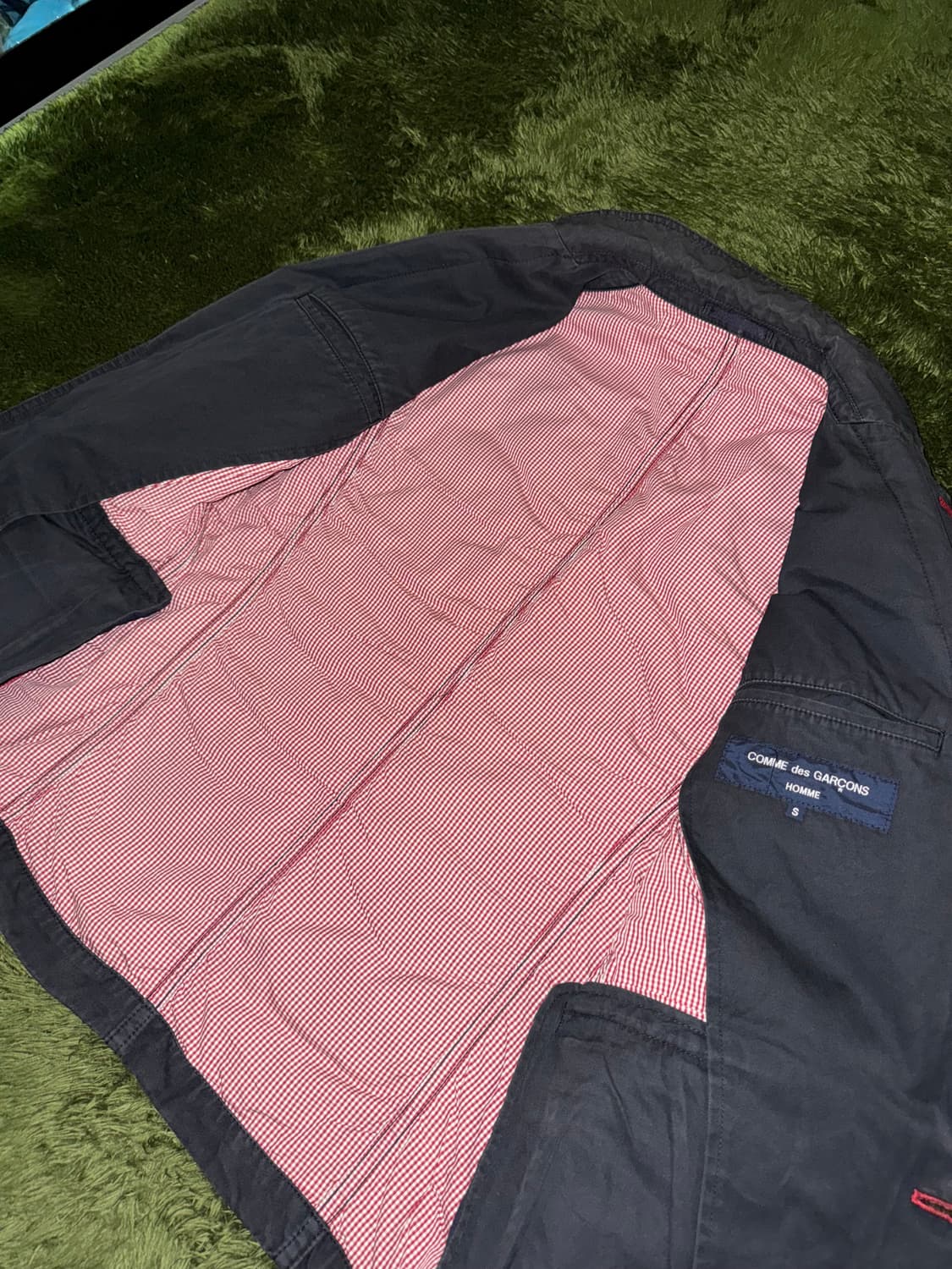 [S] 꼼데가르송 옴므 08AW 워시드 코튼 블레이저 자켓 상품이미지5