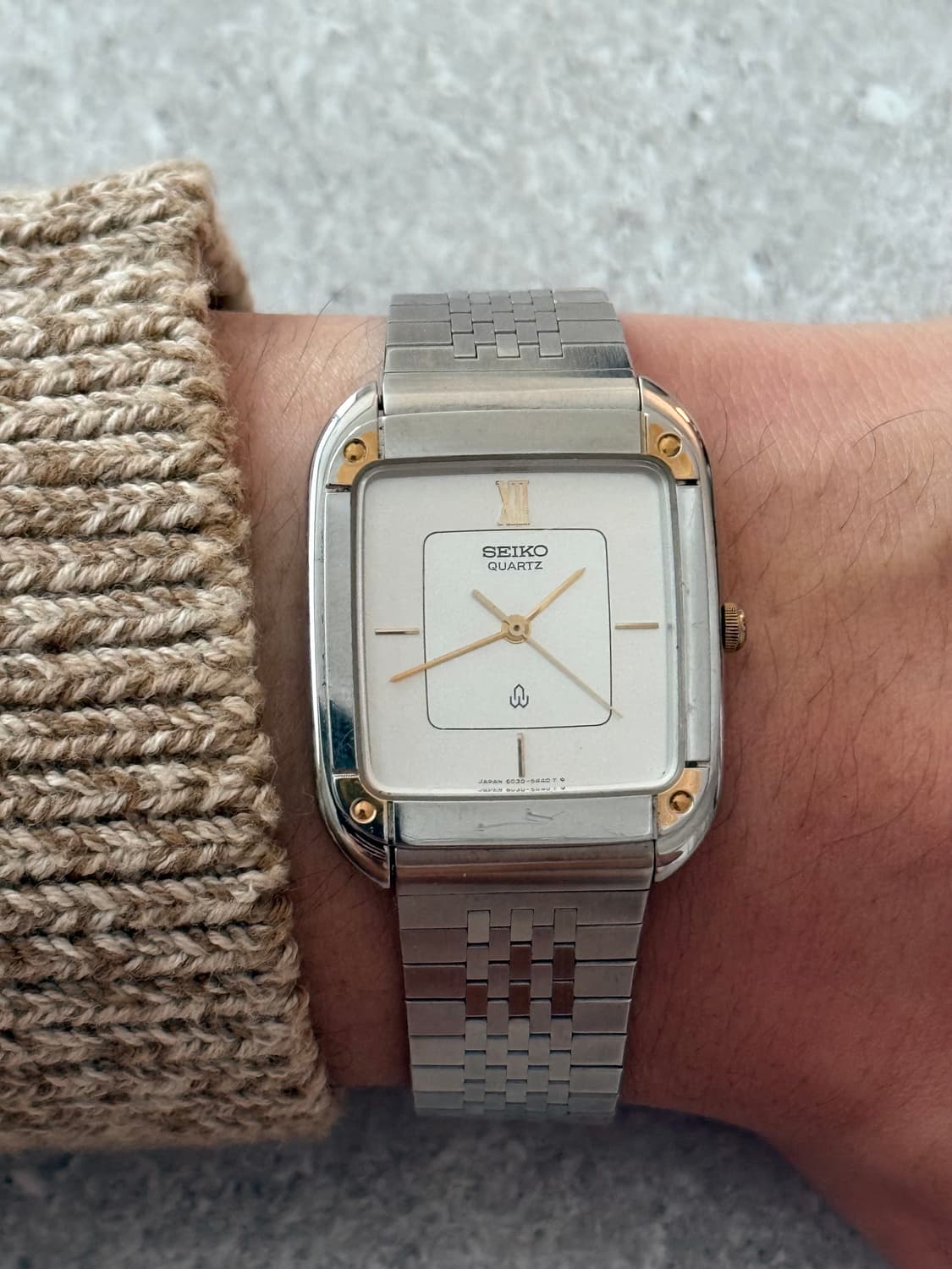 Seiko 세이코 쿼츠 스퀘어 상품이미지8
