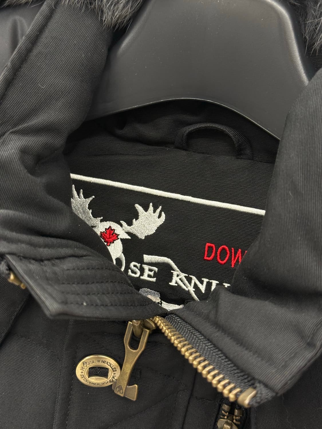 [M] 무스너클 쓰리쿼터 금장 패딩 상품이미지6