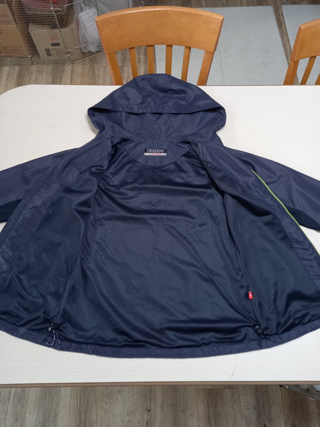 L100 KAPPA 여성용 바람막이 등산복 네이비 L-685 상품이미지6