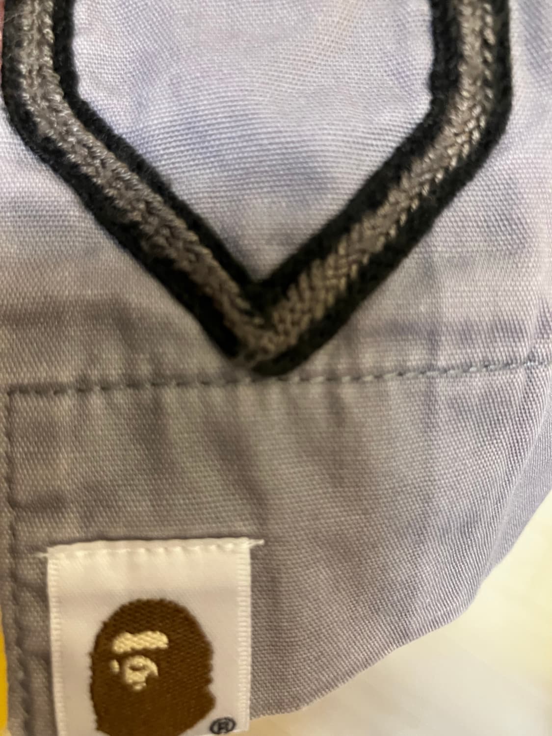 베이프 bape 베이스볼 셔츠 L 상품이미지3