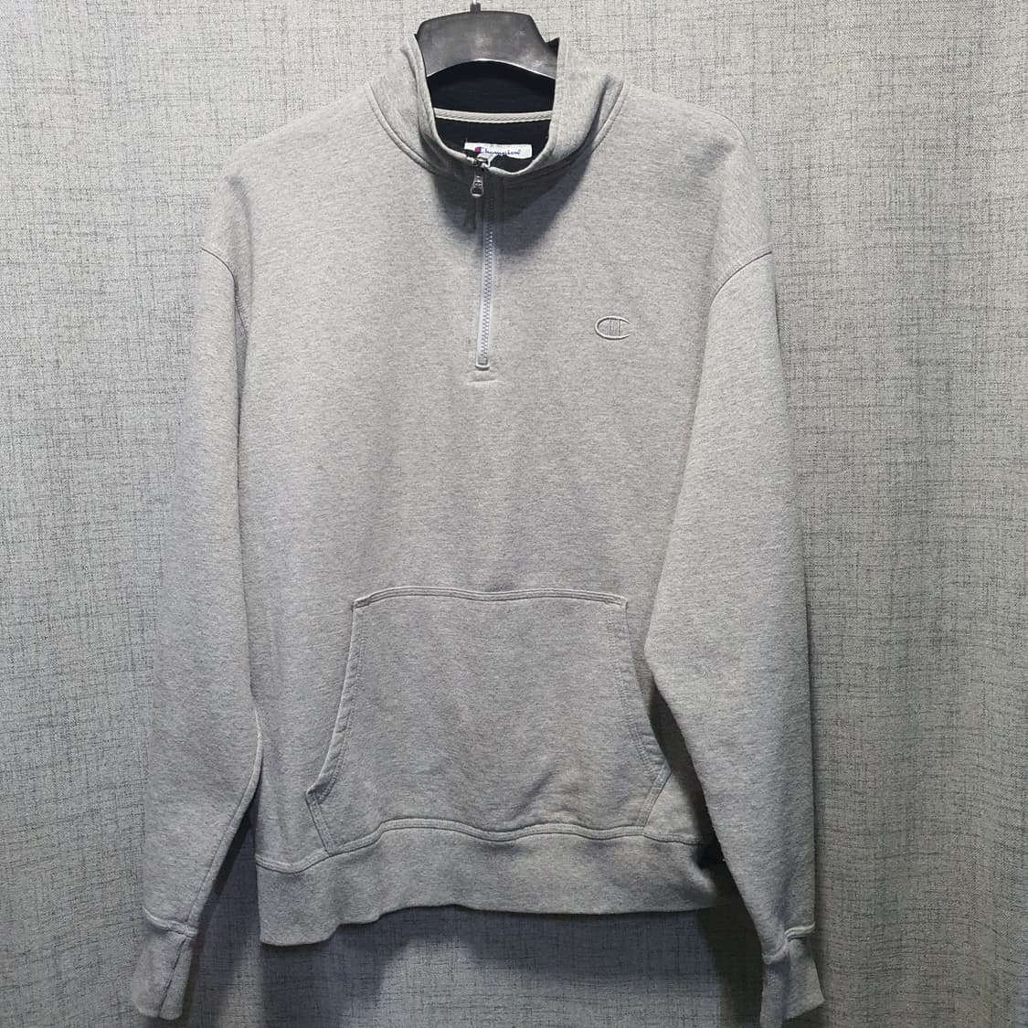 챔피온 하프집업 맨투맨 그레이  상품이미지1