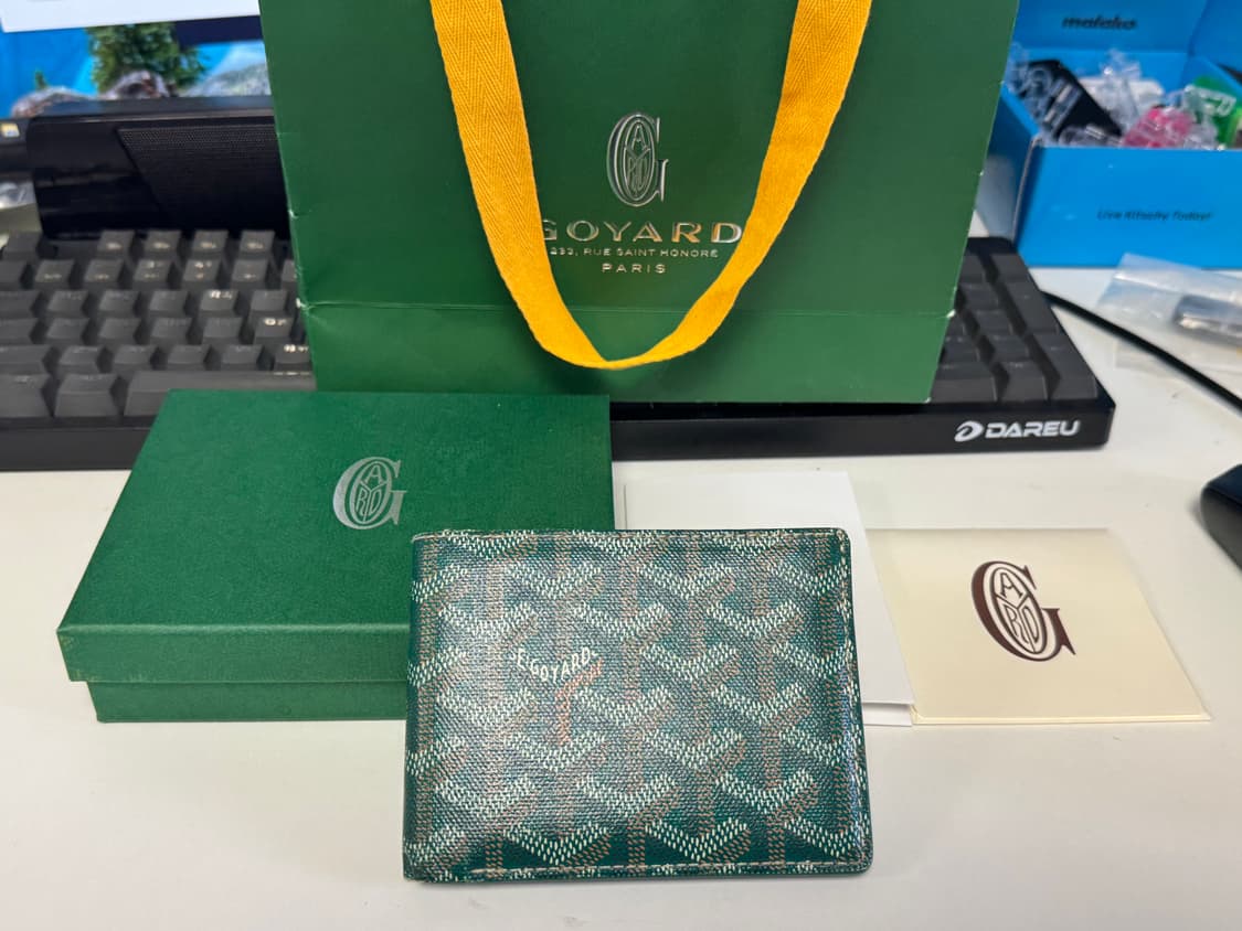 고야드 빅투와르 반지갑 그린 풀구성 상품이미지1