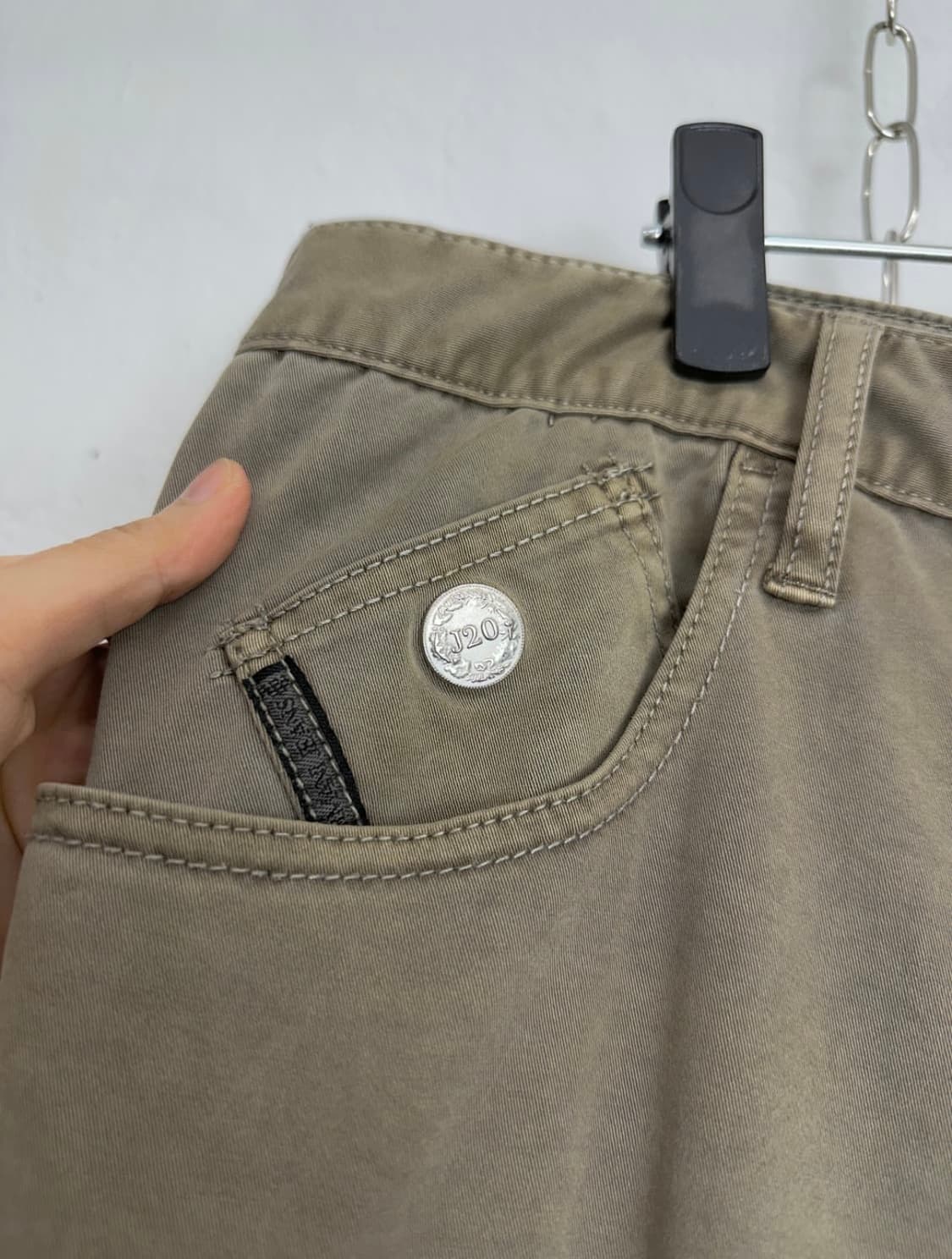 Armani Jeans Slim Khaki Olive Pants 상품이미지5