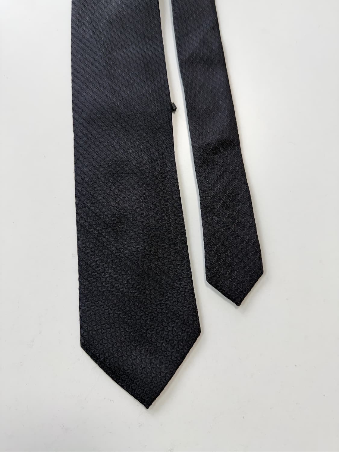 크리스찬 오라니(CHRISTIAN ORANI) 블랙 실크 넥타이 8cm 상품이미지4
