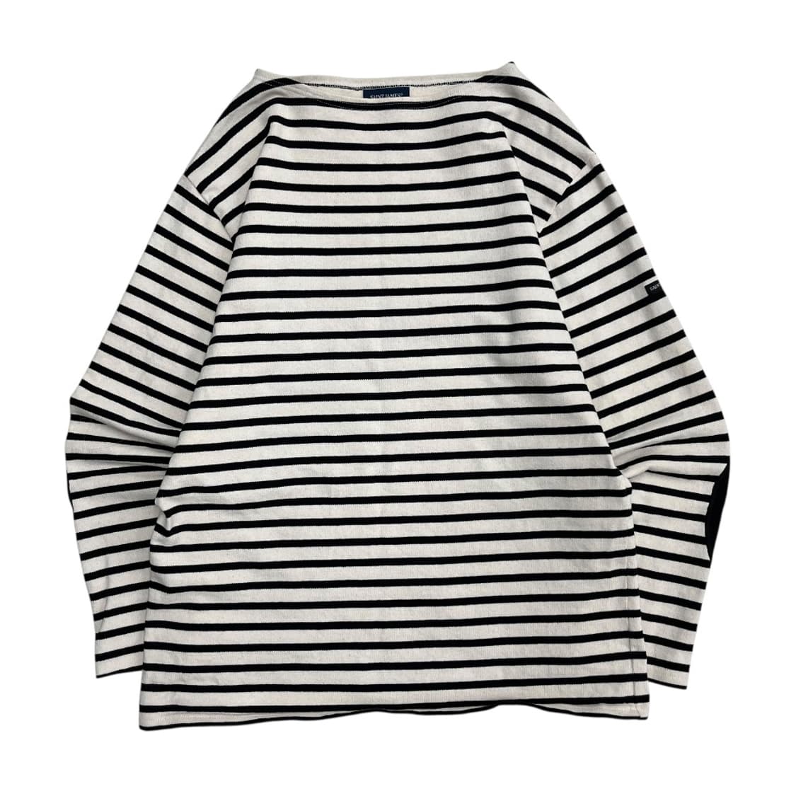 세인트제임스 블랙 단가라 패치 롱슬리브 상품이미지2