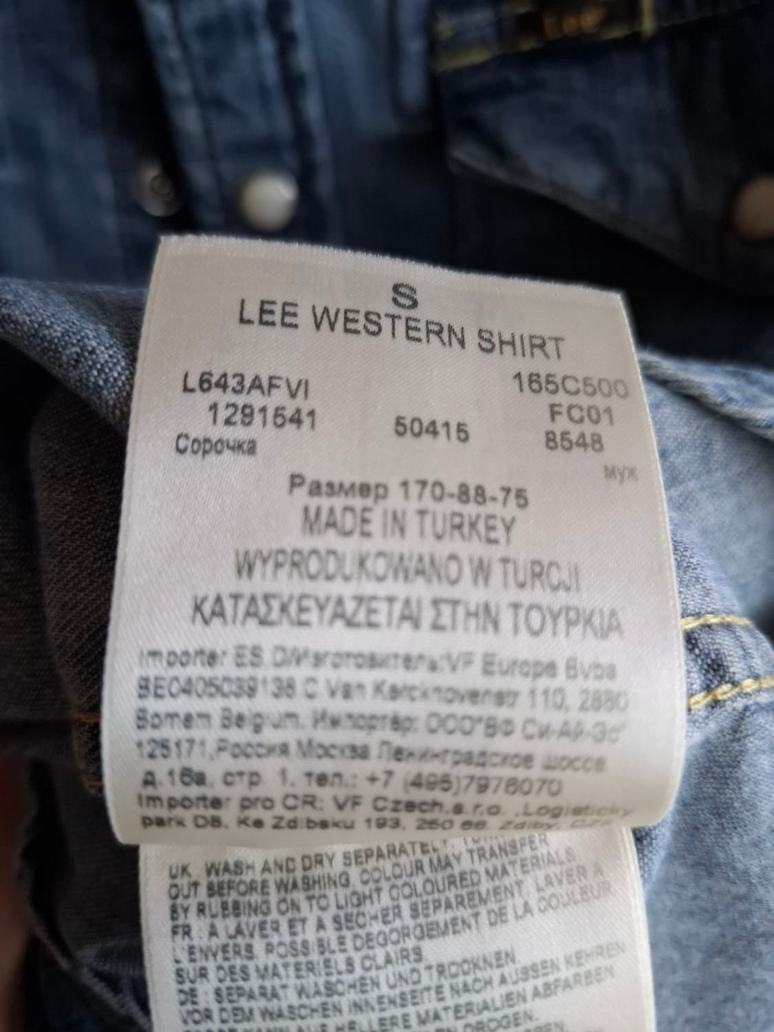 Lee 데님 셔츠  상품이미지5