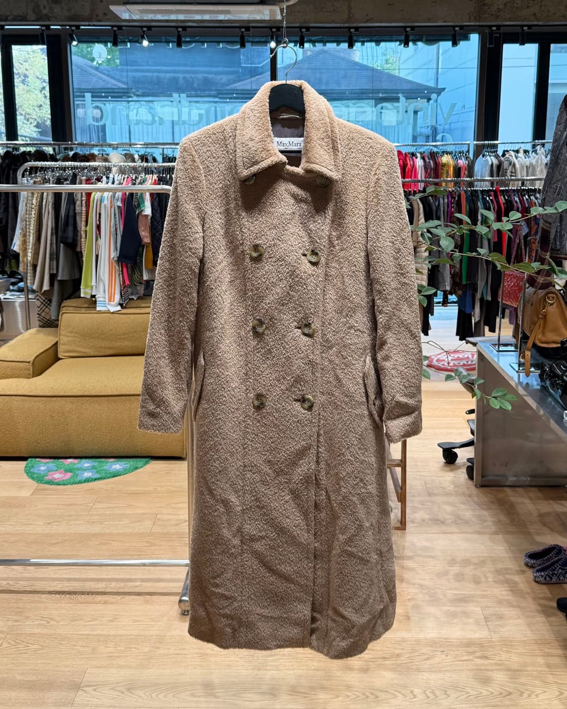 막스마라 브라운 테디 베어 더블 코트  상품이미지1