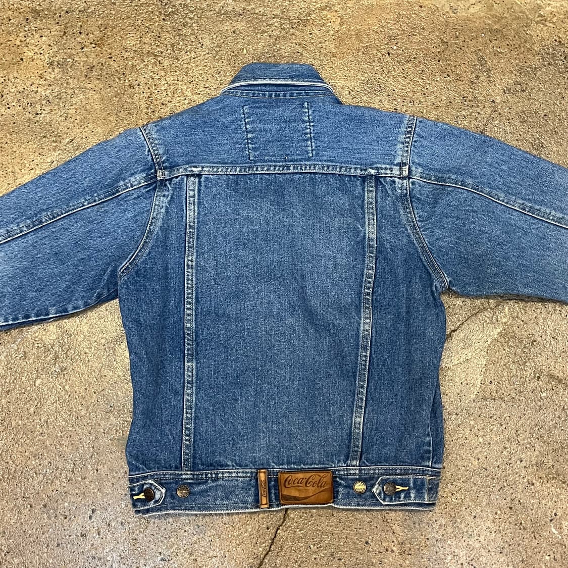 레어 90s 빈티지 USA 코카콜라 데님자켓 청자켓 상품이미지5