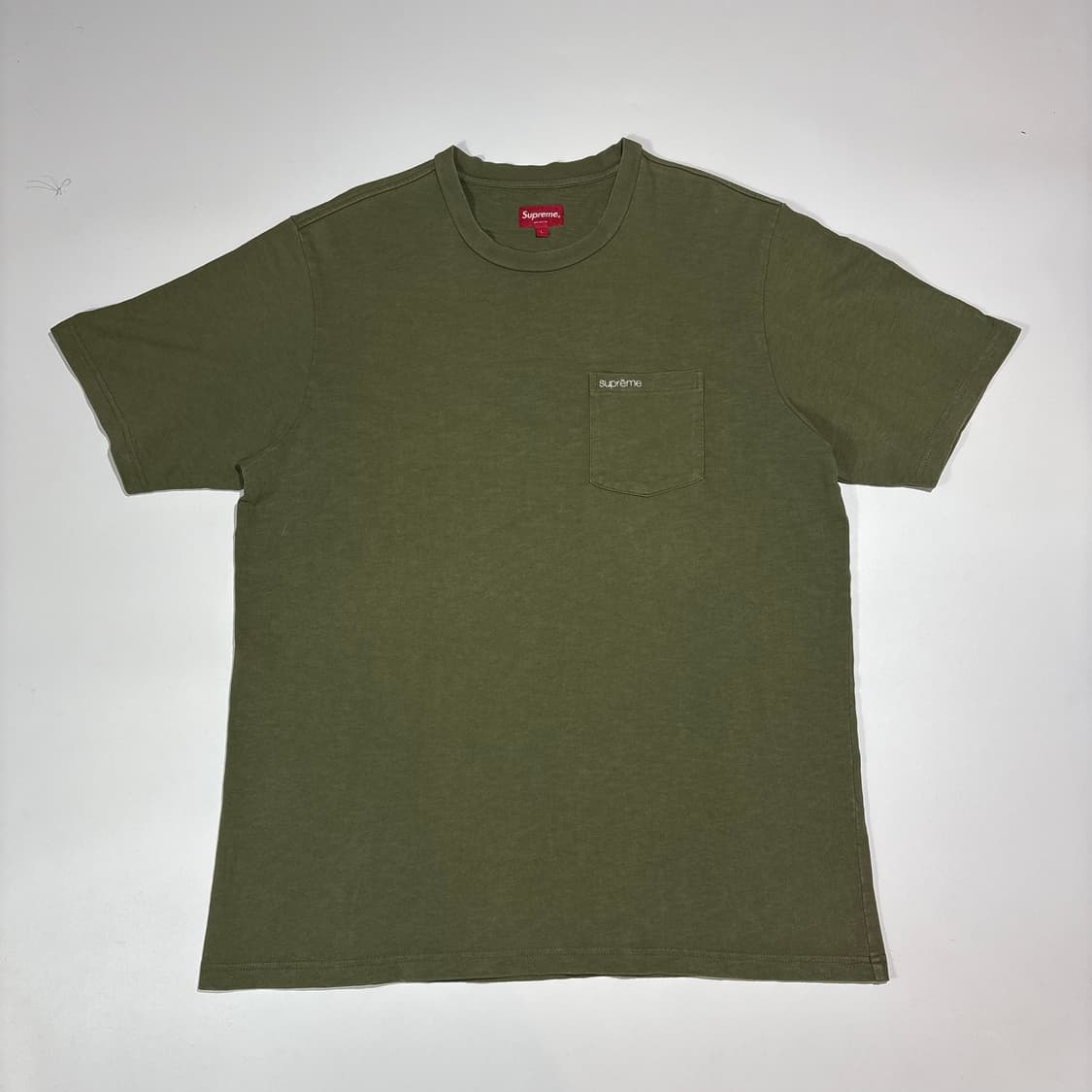 슈프림 올리브 포켓 반팔 티셔츠 상품이미지1