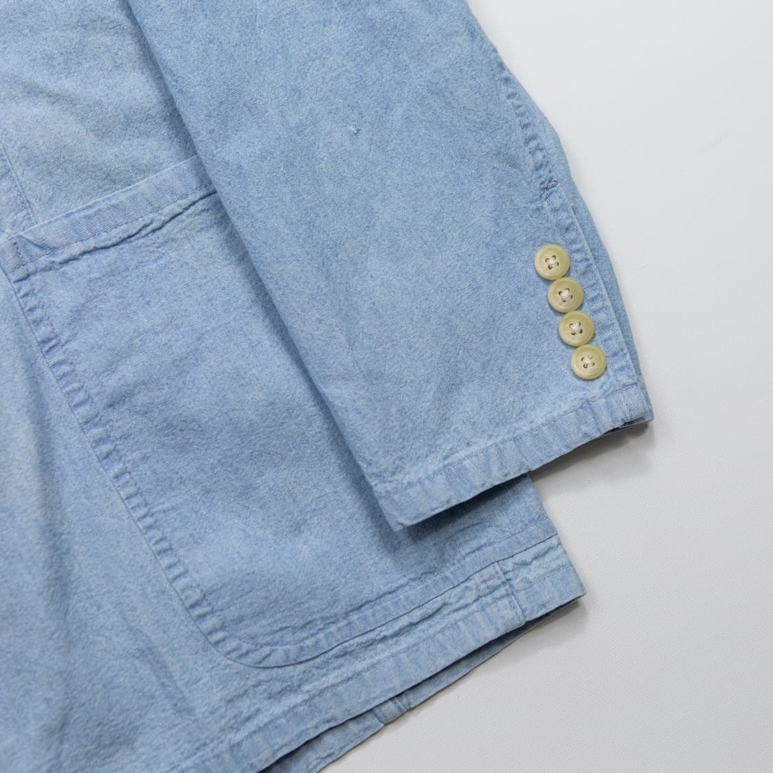 80s 폴로 랄프로렌 샴브레이 더블 브레스티드 블레이저 상품이미지3