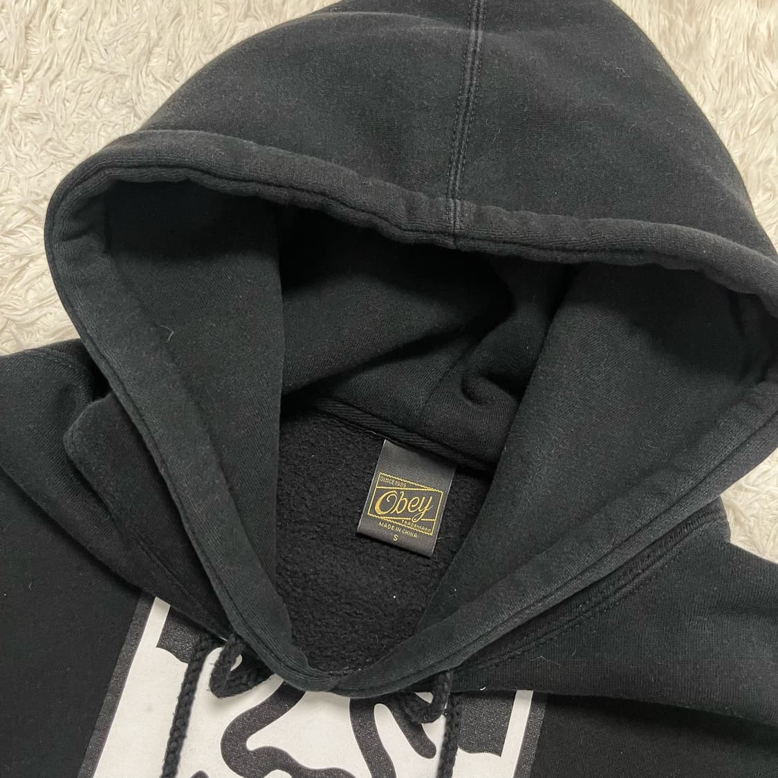 Obey black icon hoodie 상품이미지6