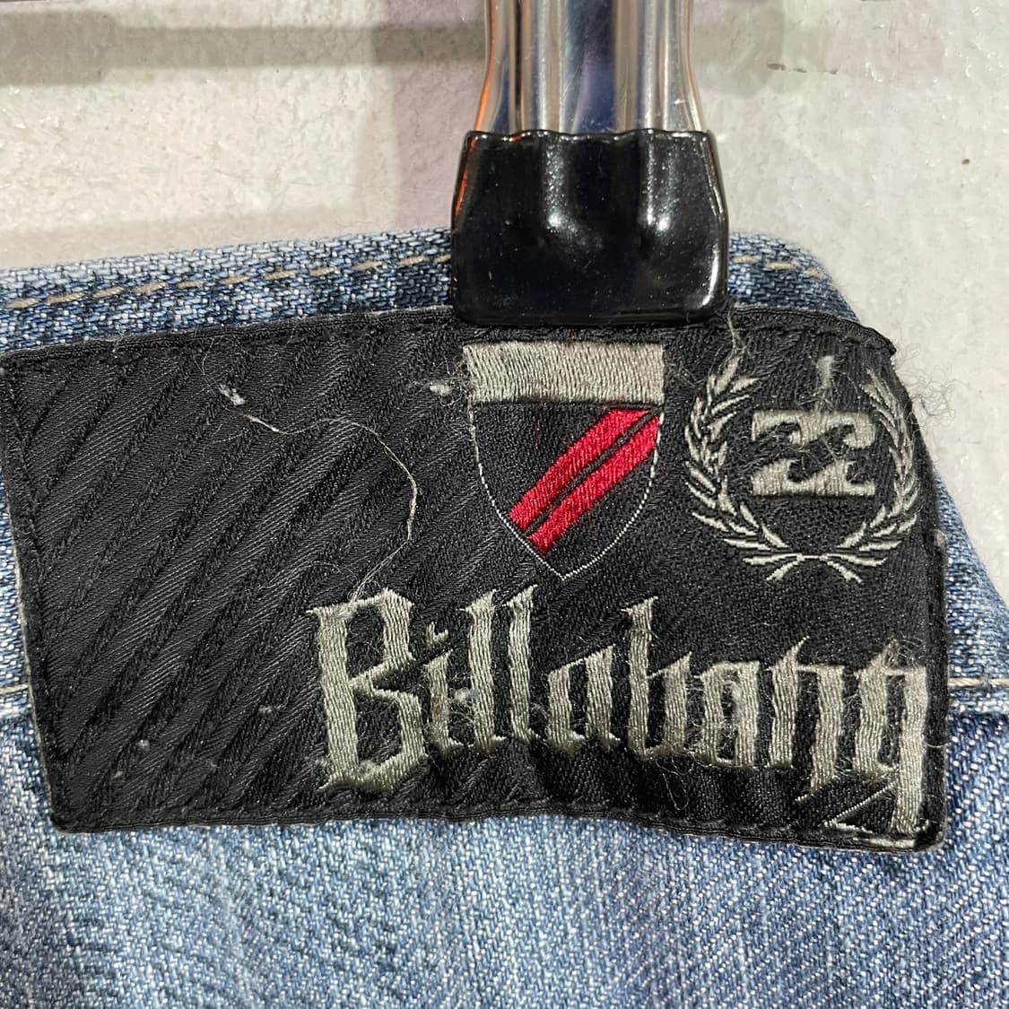 빌리봉 체크패턴 데님 반바지 상품이미지6